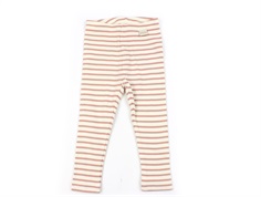Petit Piao sea shell pink striped legging
